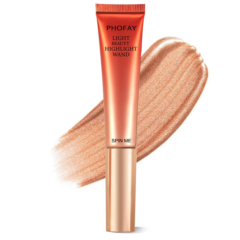 PHOFAY Liquid Highlighter Wand – Silky Glow Makeup for Face & Cheeks