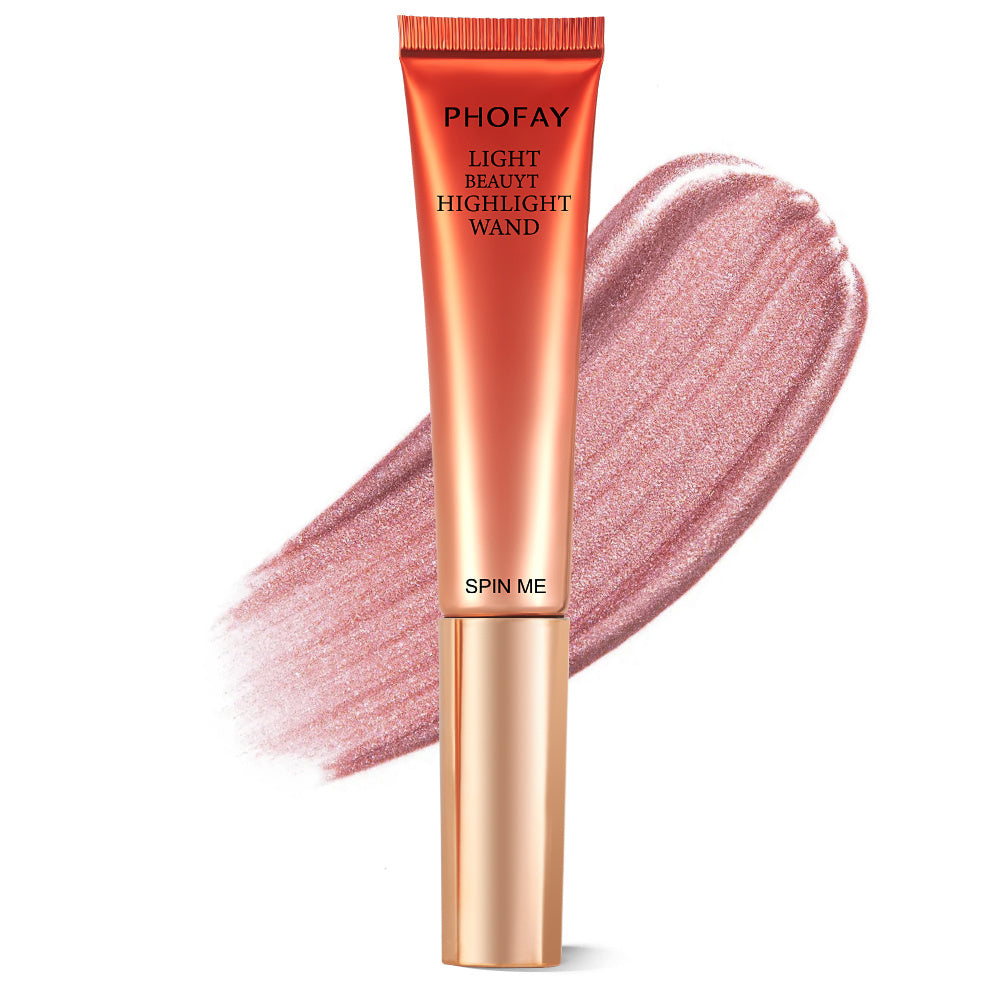 PHOFAY Liquid Highlighter Wand – Silky Glow Makeup for Face & Cheeks