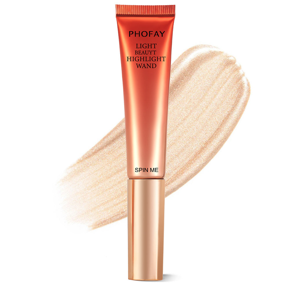 PHOFAY Liquid Highlighter Wand – Silky Glow Makeup for Face & Cheeks