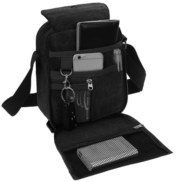 Unisex Everyday Carry Canvas Crossbody Bag