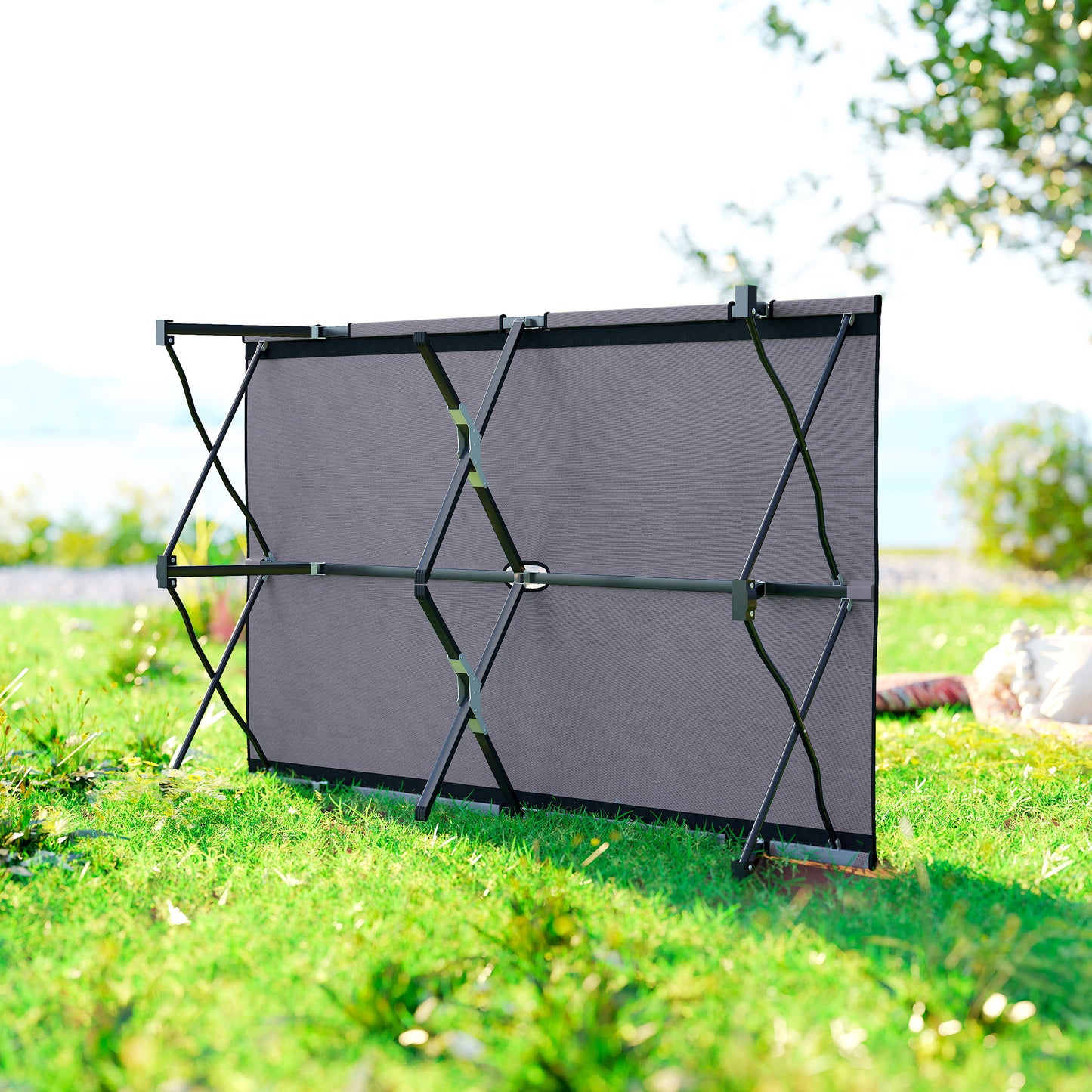 Heavy-Duty Folding Camping Cot – Elevated Outdoor Sleeping Bed with Carry Bag