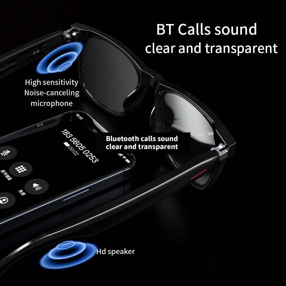 Smart Bluetooth Sunglasses with HD Sound & Noise-Canceling Microphone | Pandas Tech