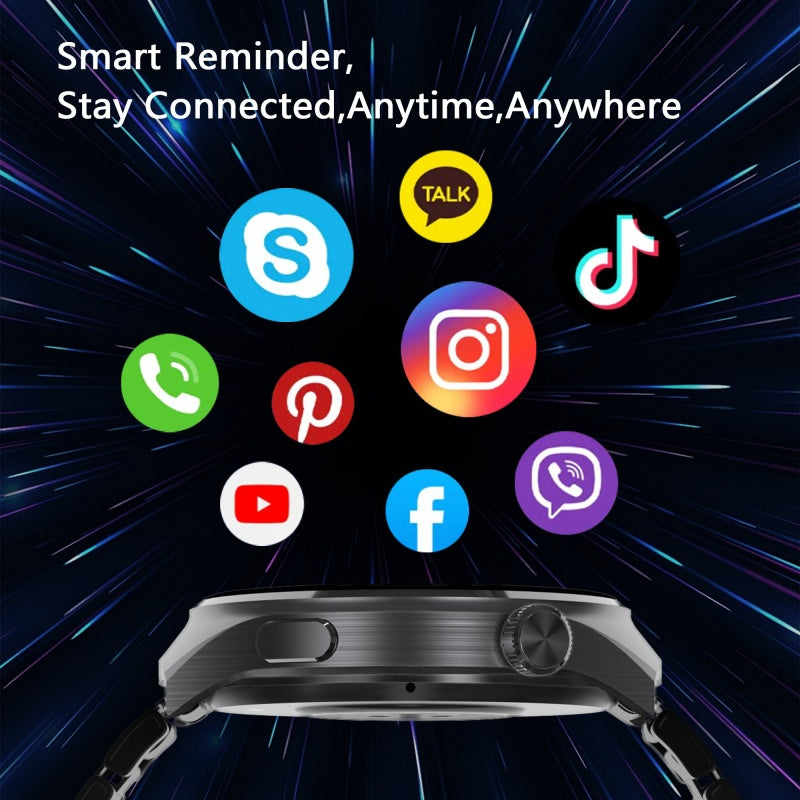 SENBONO V19 Men’s Smartwatch – Bluetooth Calls, Heart Rate, 100+ Sports Modes, IP68 Waterproof