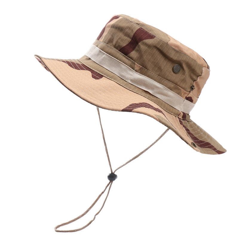 Wide Brim Outdoor Sun Hat – Breathable, Lightweight, UV Protection for Hiking, Fishing & Camping