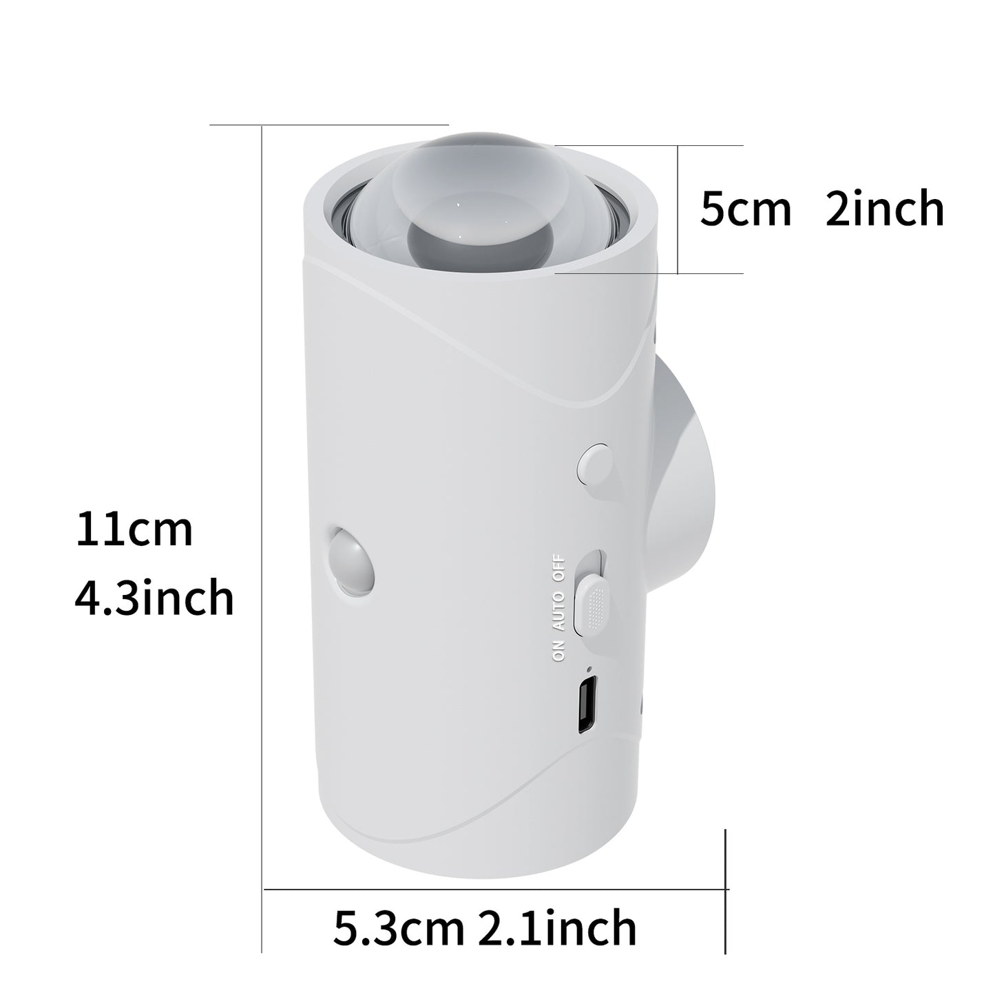 Smart Magnetic LED Wall Light – Colorful Ambient Lamp for Bedroom, Bathroom & Hallway