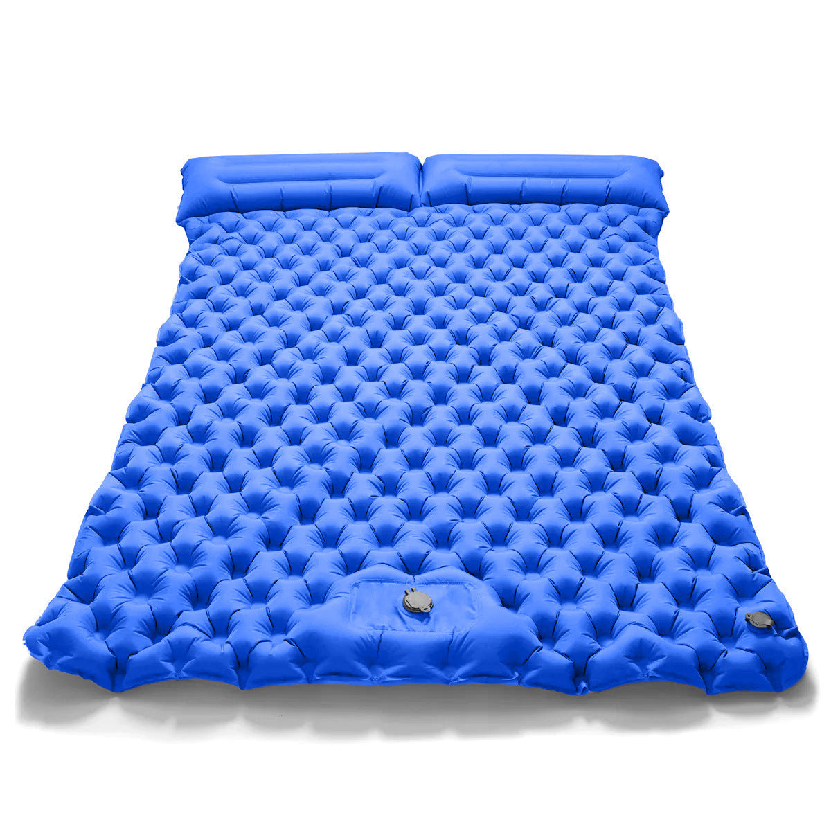 Outdoor Inflatable Sleeping Pad – Insulated Camping Air Mattress with Built-In Pillow