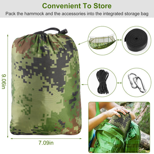 Camping Hammock with Mosquito Net – Jungle Outdoor Hammock