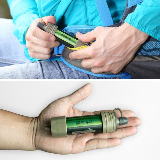 Portable Water Filter Straw – Essential for Outdoor Adventures & Emergencies