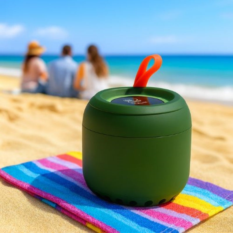 Casa Pandas™ GlowPod Portable Bluetooth Speaker with LED Light – Compact Wireless Sound for Indoors & Outdoors
