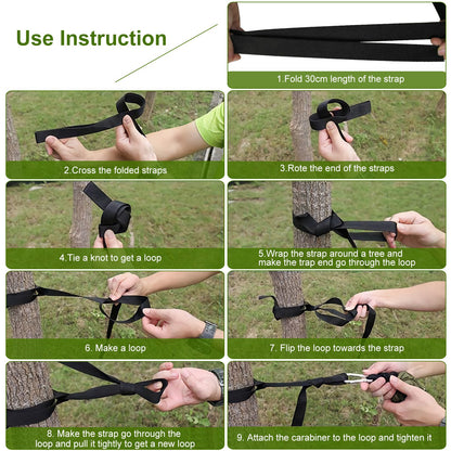 Portable Camping Hammock with Mosquito Net – Lightweight & Durable