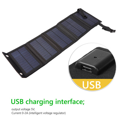 ExplorerFold™ Portable Solar Charger for Hiking & Camping