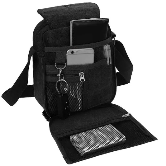 Unisex Everyday Carry Canvas Crossbody Bag