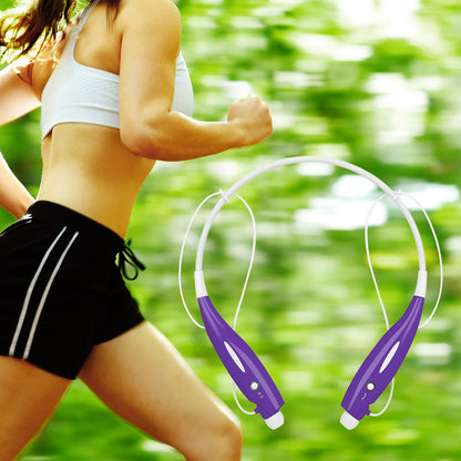 Pandas Tech™ Wireless Neckband Sport Earbuds – Sweatproof IPX4 + Mic