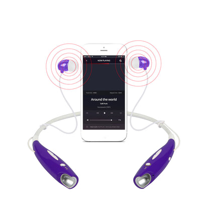 Pandas Tech™ Wireless Neckband Sport Earbuds – Sweatproof IPX4 + Mic