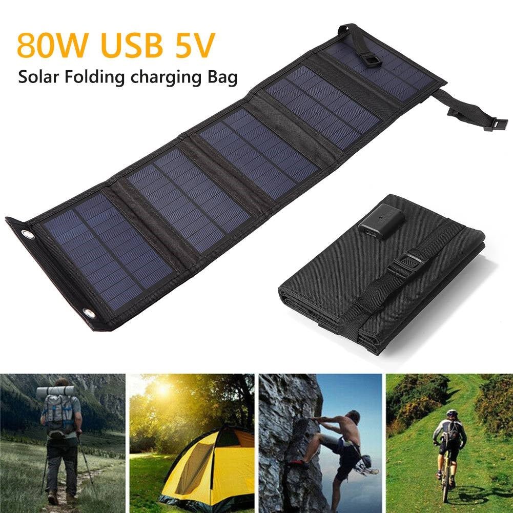 ExplorerFold™ Portable Solar Charger for Hiking & Camping
