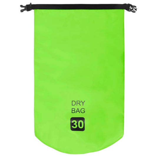 vidaXL Dry Bag Green 7.9 gal PVC
