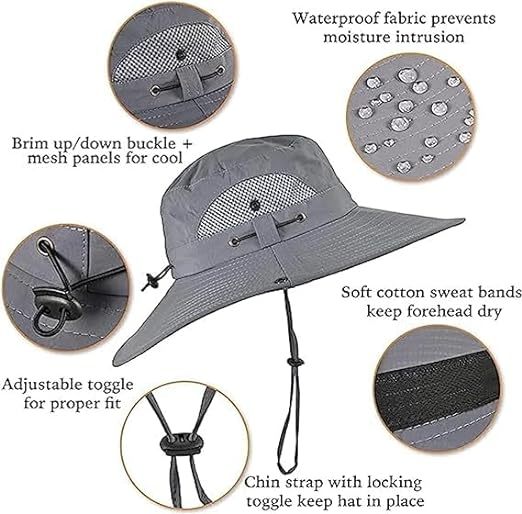 Solar Cooling Sun Hat – Wide Brim UV Protection