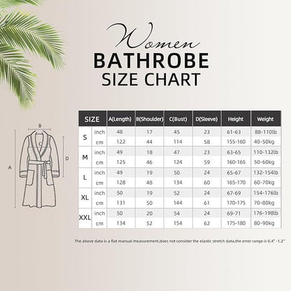 RONGTAI Men's Plush Long Bathrobe – Soft, Warm & Luxurious Fleece Comfort