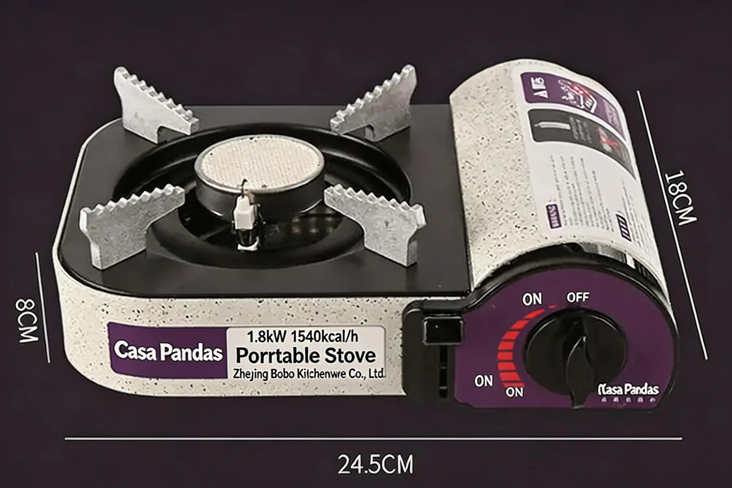 Portable Butane Cassette Stove