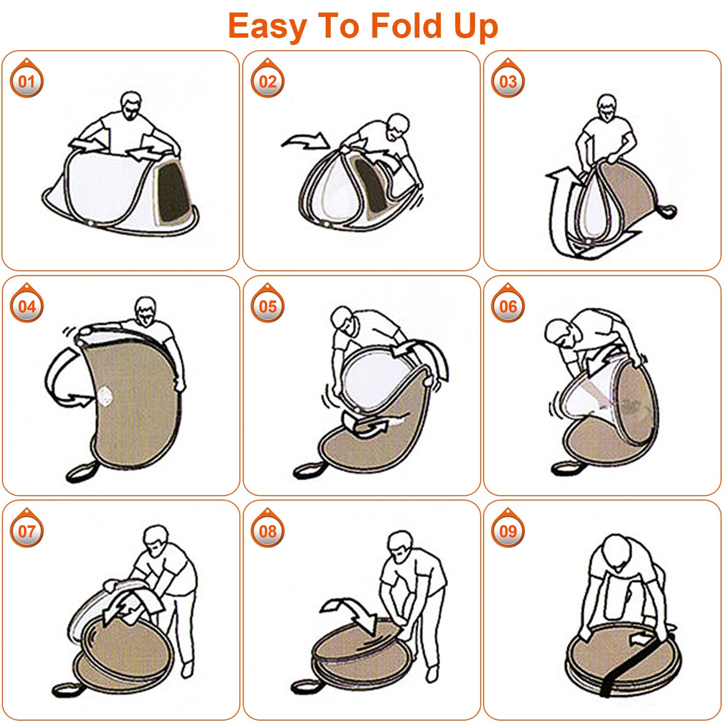 Automatic Pop-Up Camping Tent for 5–8 People | Waterproof Family Tent with Mosquito Net