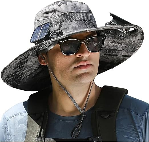 Solar Cooling Sun Hat – Wide Brim UV Protection