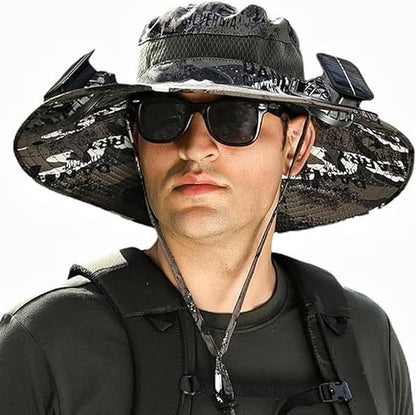 Solar Cooling Sun Hat – Wide Brim UV Protection