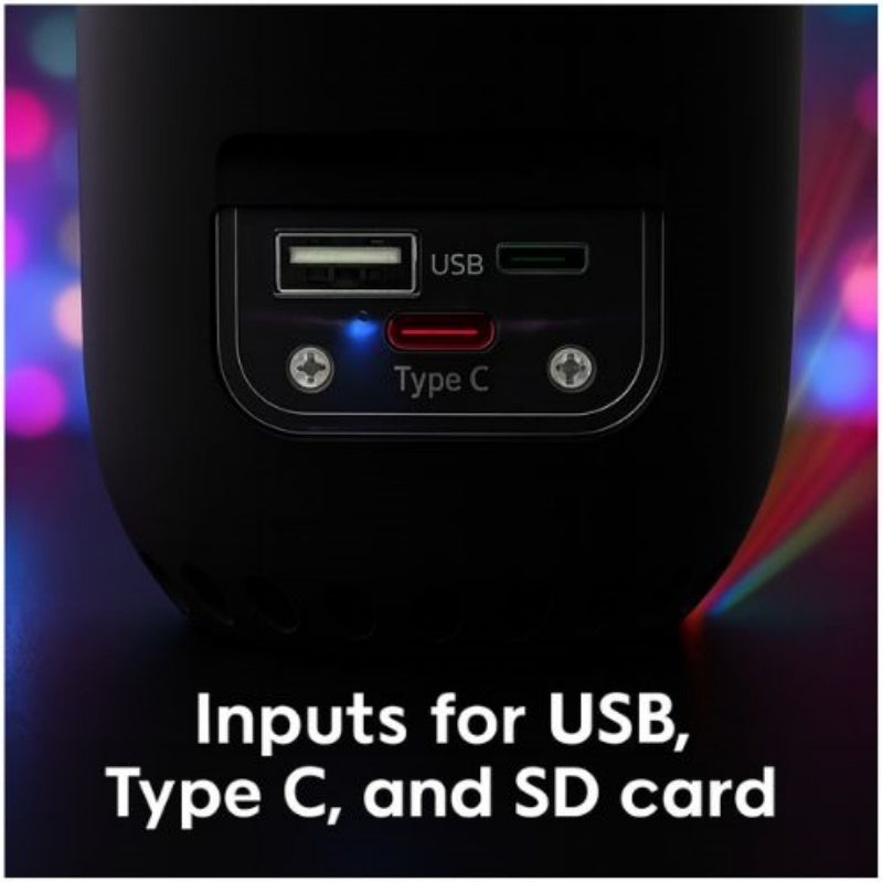 Casa Pandas™ GlowPod Portable Bluetooth Speaker with LED Light – Compact Wireless Sound for Indoors & Outdoors