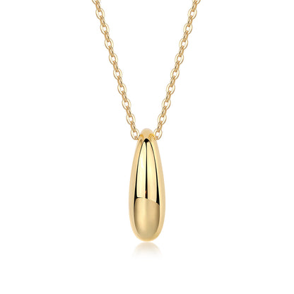 Gold-Plated 925 Silver Moissanite Necklace – Timeless Luxury Shine