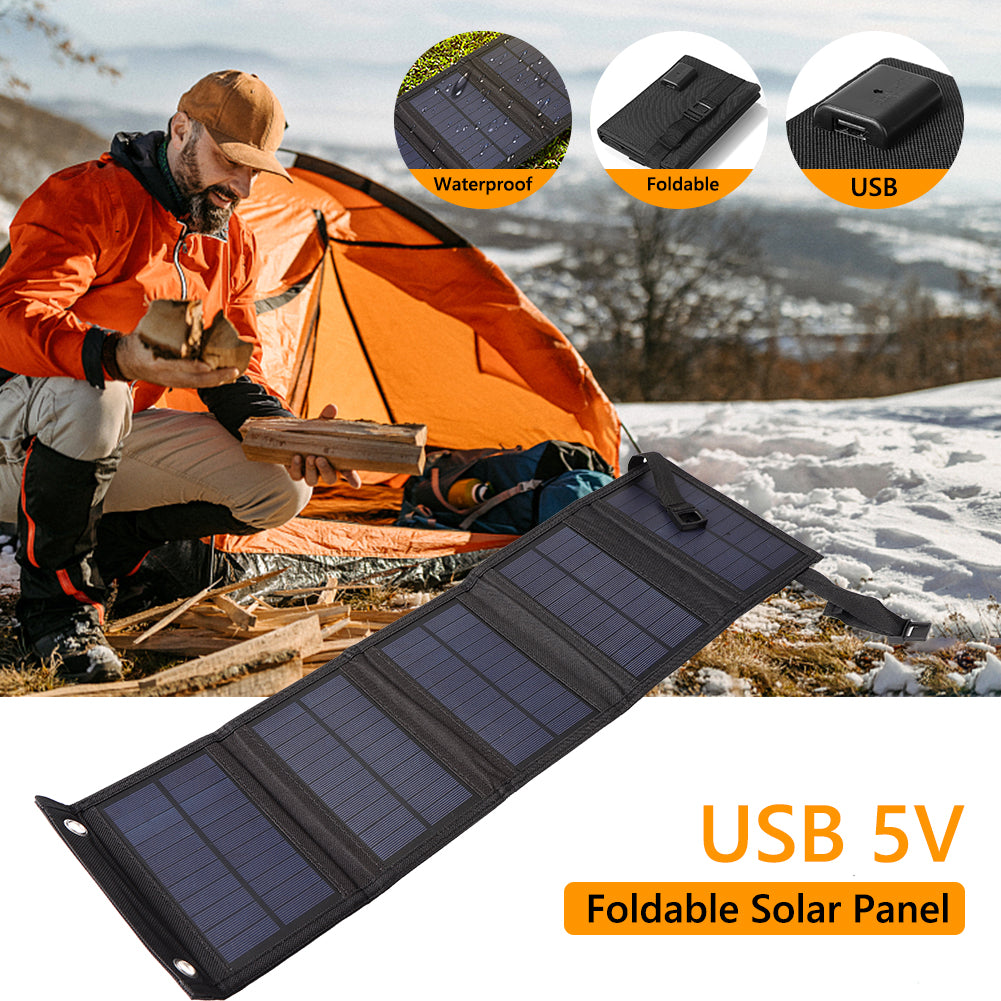 ExplorerFold™ Portable Solar Charger for Hiking & Camping