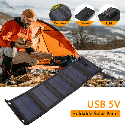 ExplorerFold™ Portable Solar Charger for Hiking & Camping