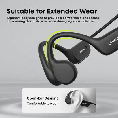 Casa Pandas™ IPX8 Waterproof Bone Conduction Headphones – 32GB Storage