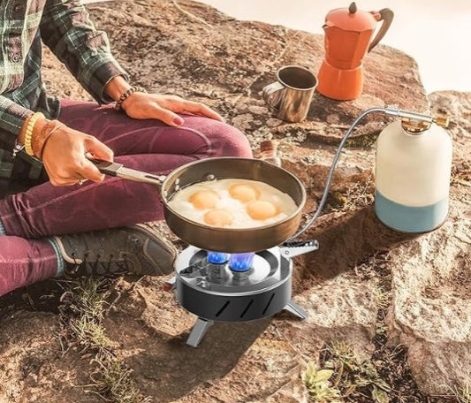 Compact Portable Gas Stove for Camping & Outdoor Cooking